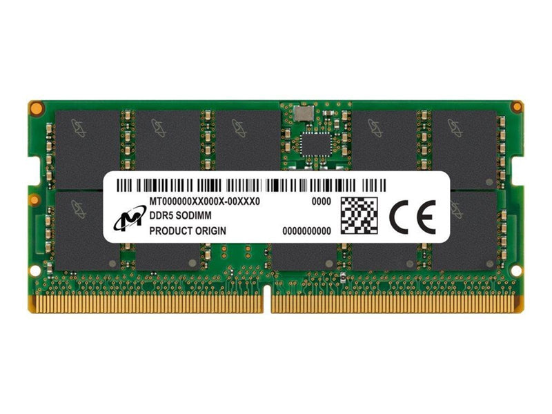 Crucial Micron - DDR5 - module - 16 GB - SO-DIMM 262-pin - 5600 MHz / PC5-44800