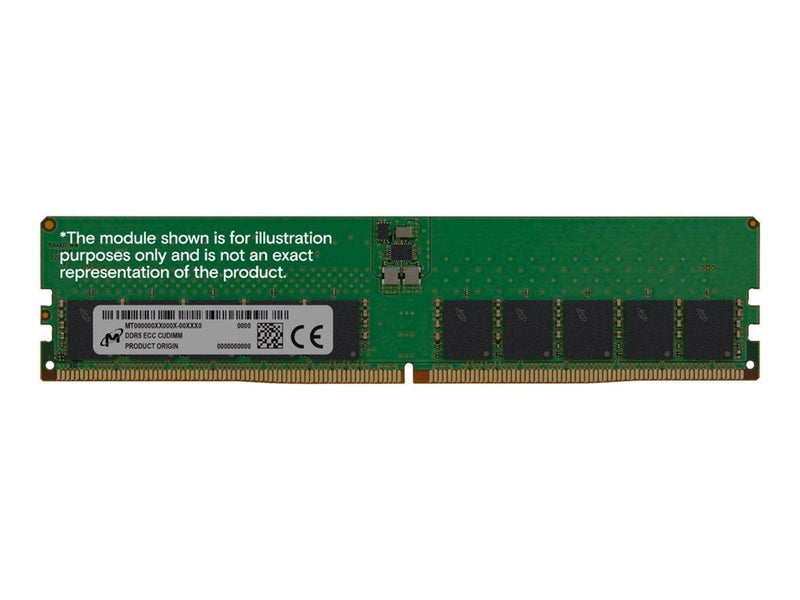 Crucial Micron - DDR5 - module - 32 GB - DIMM 288-pin - 3200 MHz / PC5-51200 - clocked