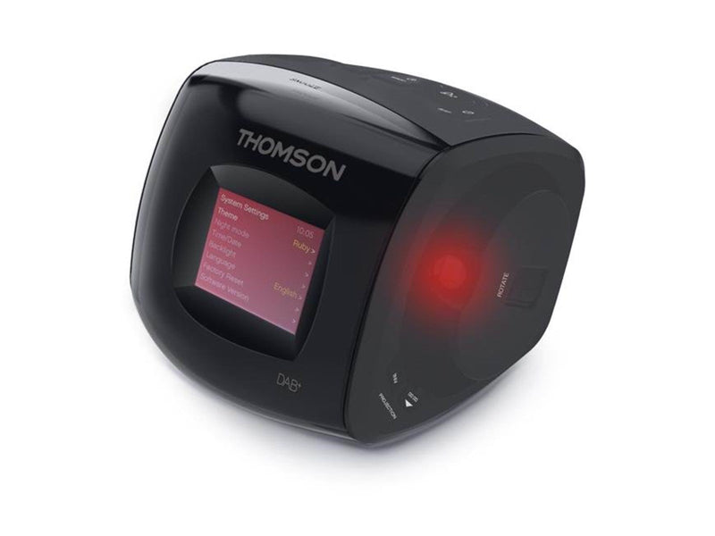 NACON Alarm Clock Radio with Projector - DAB+/FM - Mono - schwarz