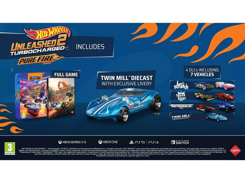 Hot Wheels Unleashed 2: Turbocharged (Pure Fire Edition) - Microsoft Xbox One - Rennspiel - PEGI 3