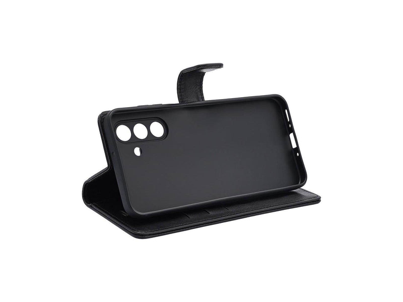 Radicover Phone Case Samsung A56 5G Flipcover Anti Radi RFID 3 Card Black PU