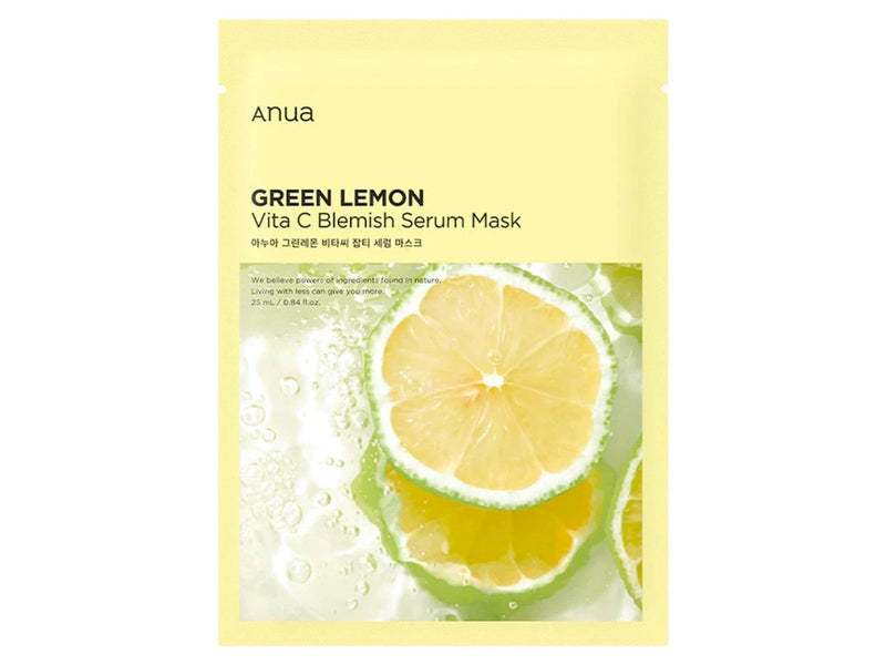 Anua Green Lemon Vita C Blemish Serum Mask