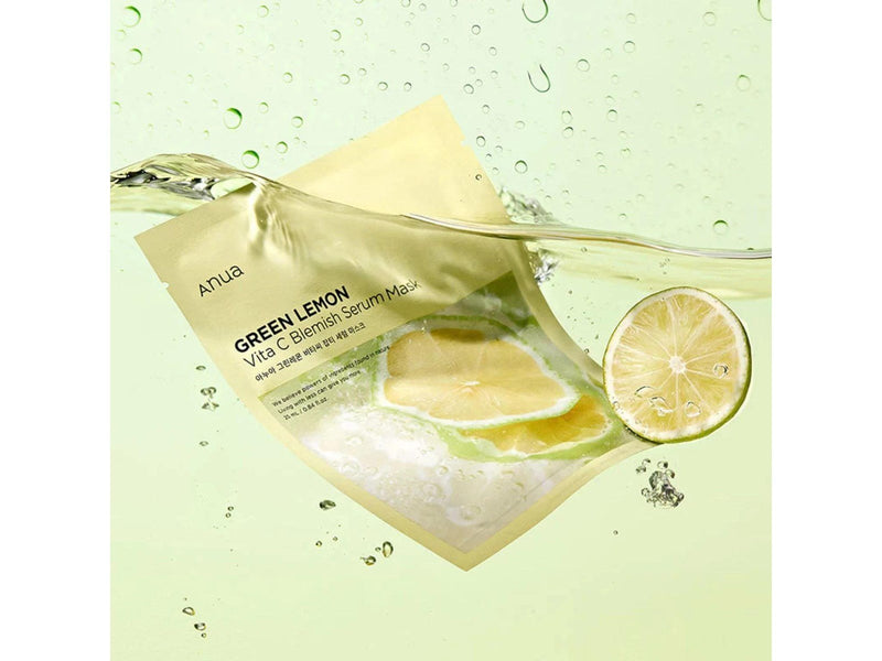 Anua Green Lemon Vita C Blemish Serum Mask