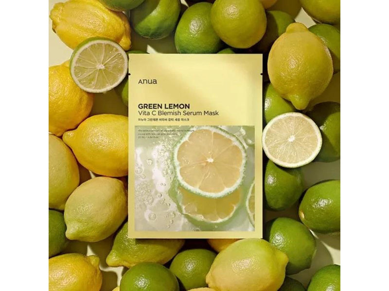Anua Green Lemon Vita C Blemish Serum Mask
