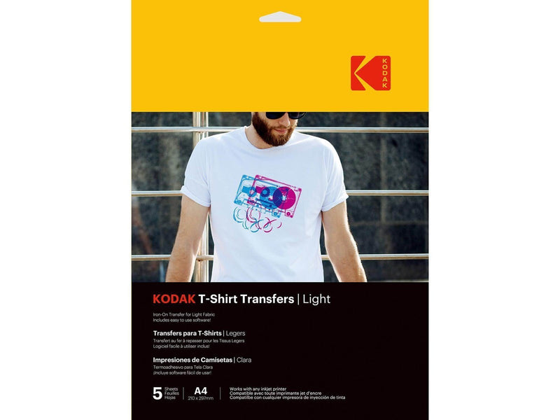 KODAK T-Shirt Transfers Light A4 x5