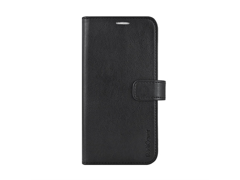 Radicover Wallet Case Anti-Radiation 3 Card RFID Black - iPhone 16 Plus