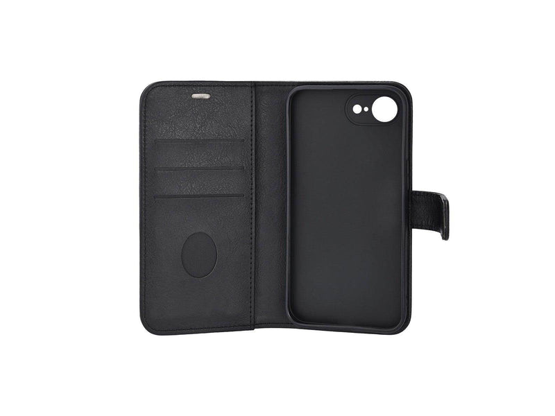 Radicover Wallet iPhone 16E RFID 3 Card MagSerie Black PU