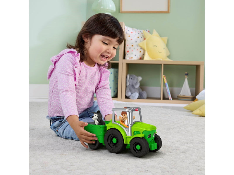 Fisher Price Little People Push & Play Tractor