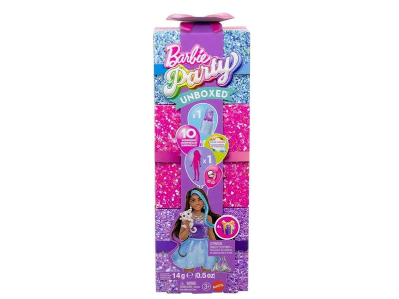 Barbie Glam Party Unboxed Purple Petite Doll