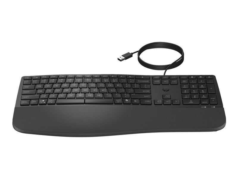 HP 480 Comfort - Tastaturen - Englisch - Schwarz