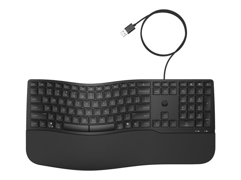 HP 480 Comfort - Tastaturen - Englisch - Schwarz