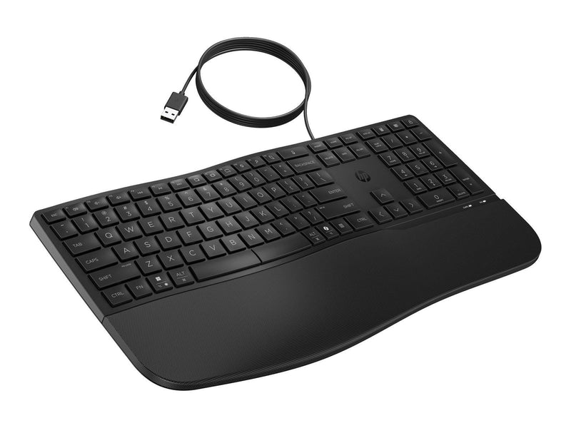 HP 480 Comfort - Tastaturen - Englisch - Schwarz