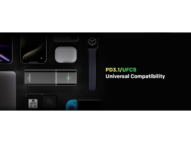 Strong Energy S-19 Ultra-Charging 176W Powerbank (Akku) - schwarz - 12000 mAh