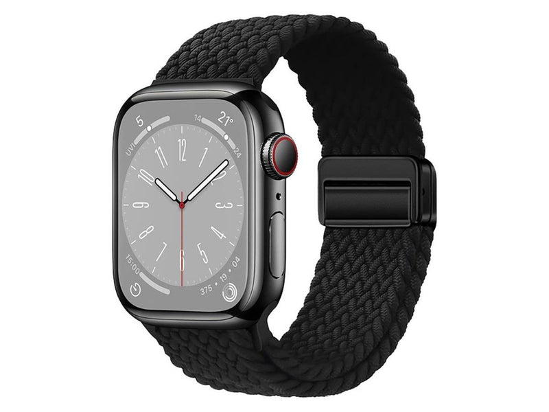 Lippa Apple Watch Nylon Strap incl. Magnetic Lock 38/40/41 mm - Black