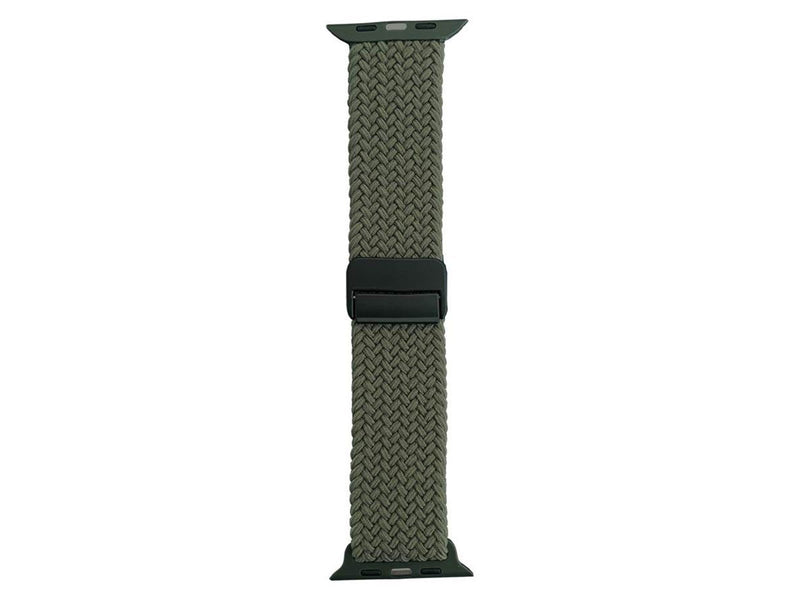 Lippa Apple Watch Nylon Strap incl. Magnetic Lock 42/44/45/46/49 mm - Green
