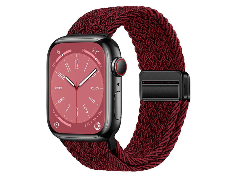 Lippa Apple Watch Nylon Strap incl. Magnetic Clasp 38/40/41 mm - Red