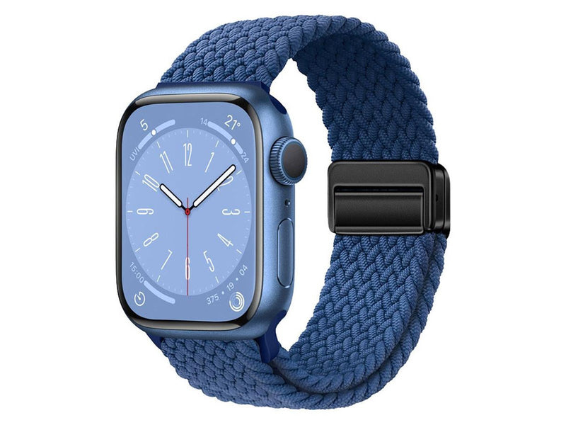 Lippa Apple Watch Nylon Strap incl. Magnetic Clasp 38/40/41 mm - Blue