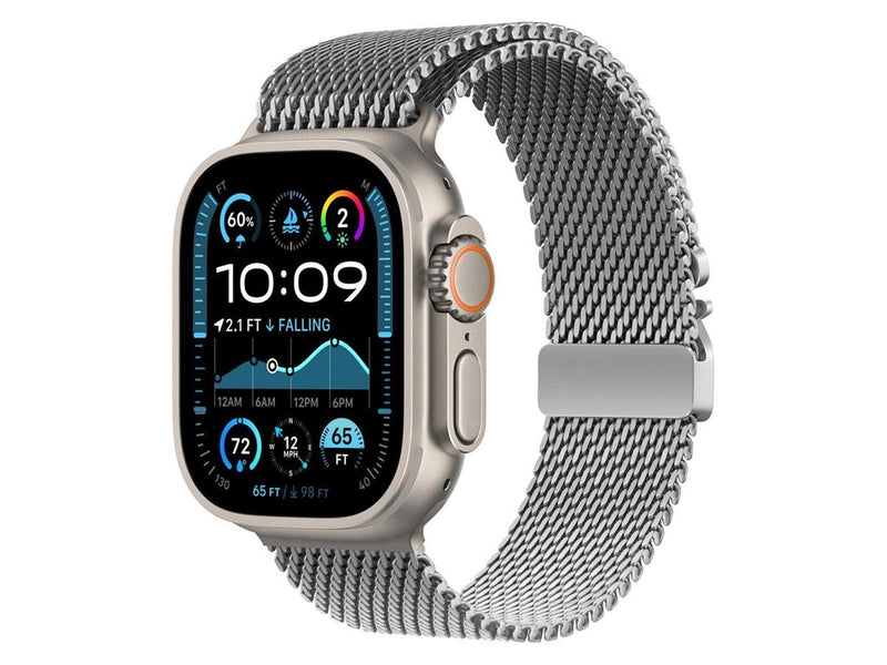 Lippa Apple Watch Stainless Steel incl. Lock 42/44/45/46/49 mm - Silver