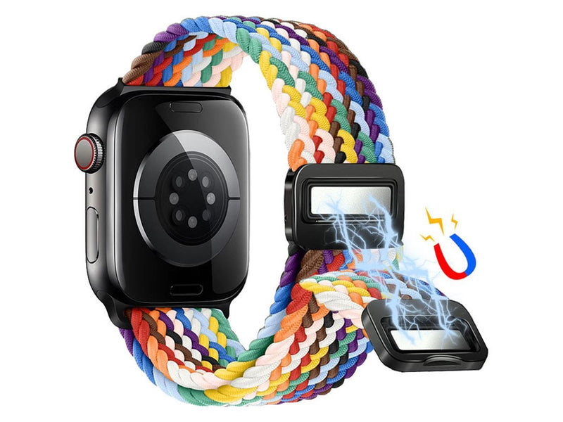 Lippa Apple Watch Nylon Strap incl. Magnetic Clasp 38/40/41 mm Multicoloured