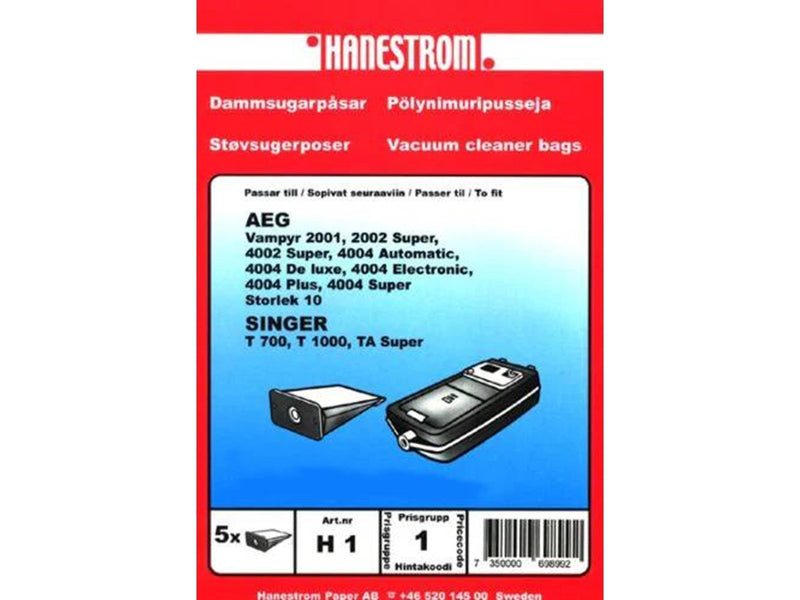 hanestroem Vacuum Cleaner Bags - 5 Pack