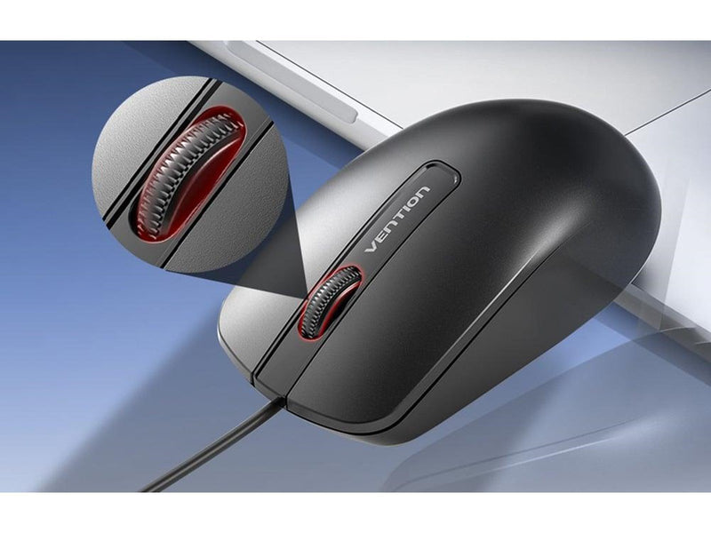 Vention Wired Keyboard + Mouse + Mouse Pad Set KTCB0-EN - Tastatur & Maus Set - Schwarz