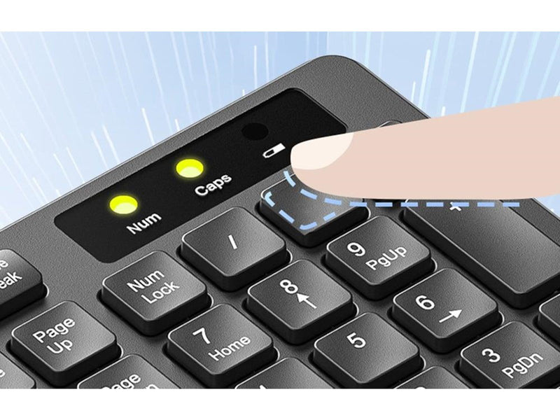 Vention Wireless Keyboard and Mouse Set KTDB0-EN - Tastatur & Maus Set - Schwarz