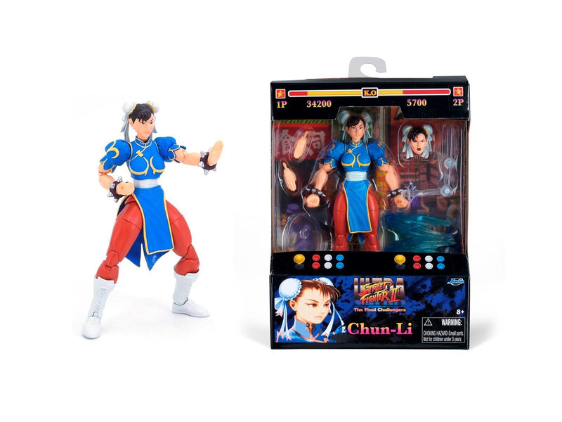 Jada Toys Street Fighter II Chun-Li 6" Figure