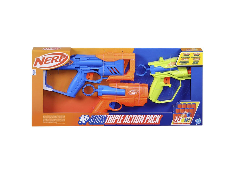 NERF N Series Triple Action Pack