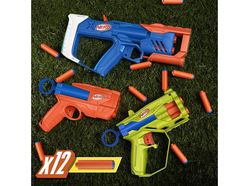 NERF N Series Triple Action Pack