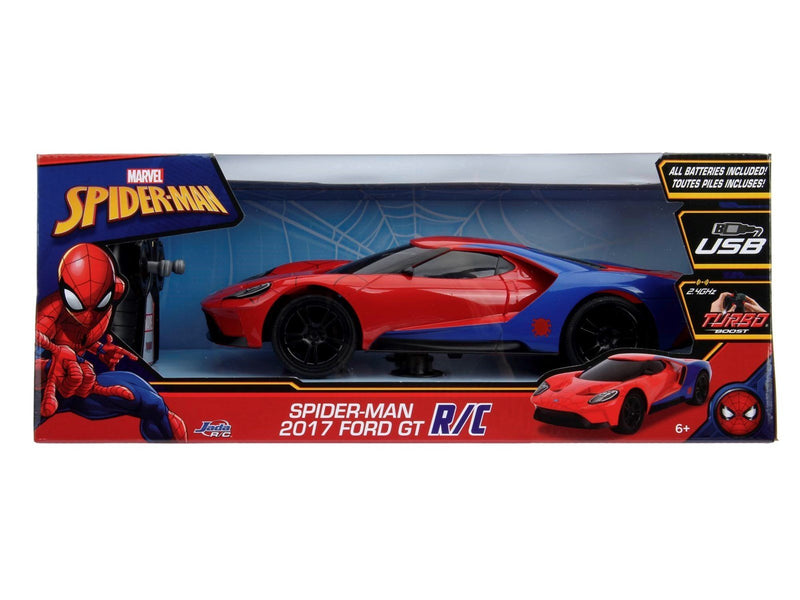Jada Toys Marvel Spider-Man RC 2017 Ford GT 1:16