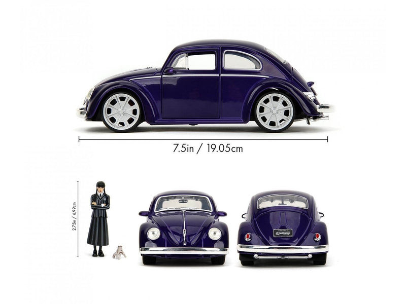 Jada Toys Wednesday Volkswagen Beetle 1:24