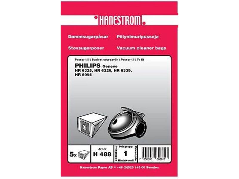 hanestroem Vacuum Cleaner Bags - 5 pcs