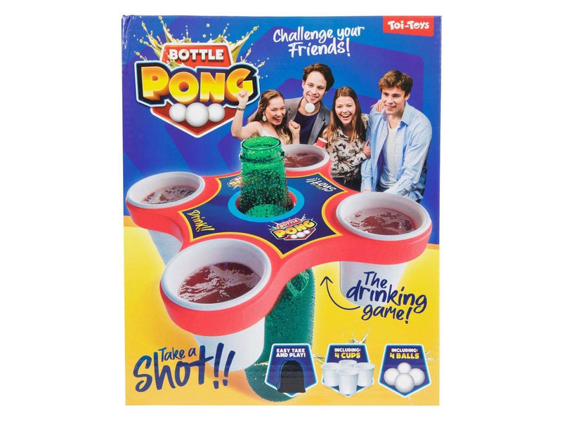Toi-Toys - Board game Pong Hero with 4 Balls and 4 Cups