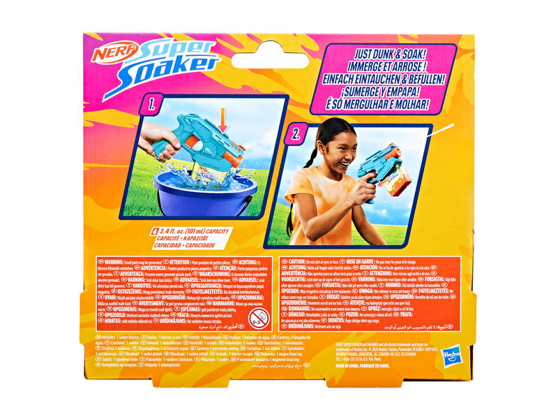 NERF Super Soaker Mini Dunk-Fill Water Blaster 100 ml