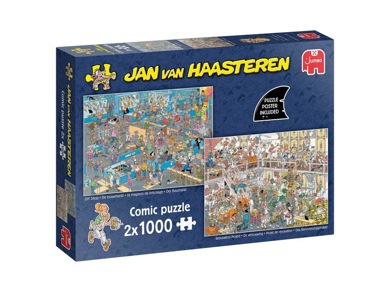 Jan van Haasteren DIY Shop & Renovation project(2 x1000)