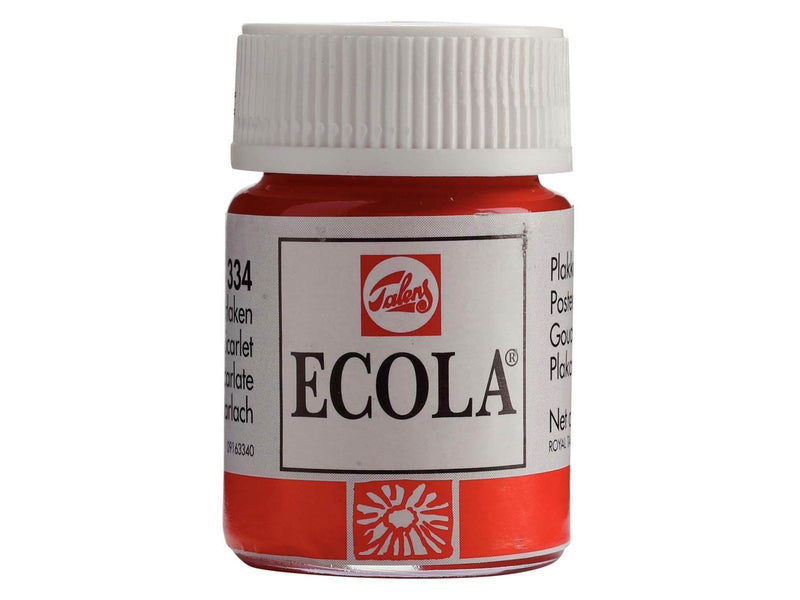 Bruynzeel - Ecola Poster Paint Bottle 16ml Scarlet 334