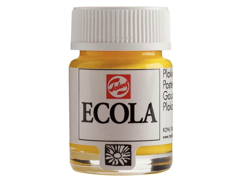 Bruynzeel - Ecola Poster Paint Bottle 16ml Yellow 200