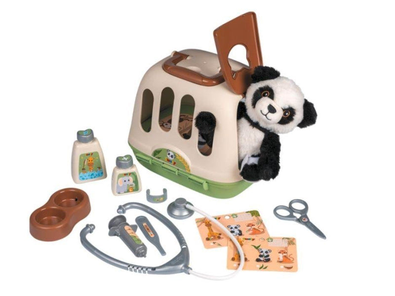 Smoby Animal Care Travel Basket with Panda 12pcs.