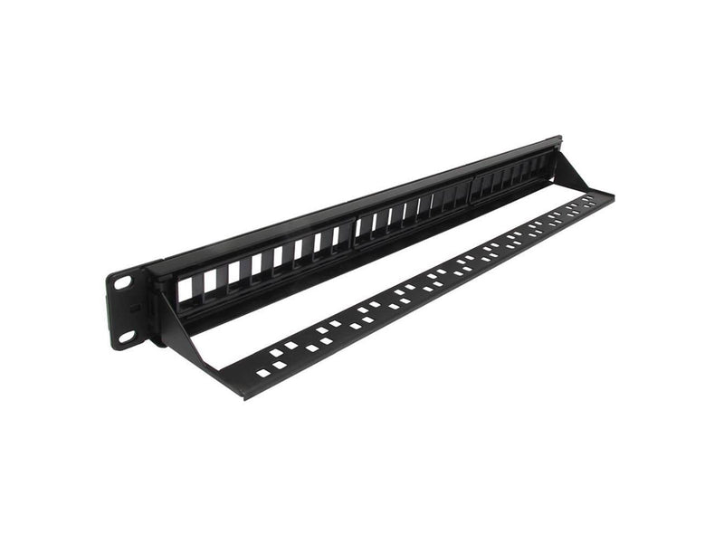 Triax Patch Panel 19" 1U Keystone CAT6 UTP 24 Portar