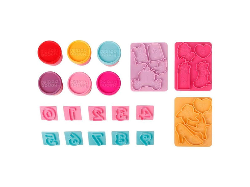 Canenco - Disney Princess Clay Set in Backpack Figures