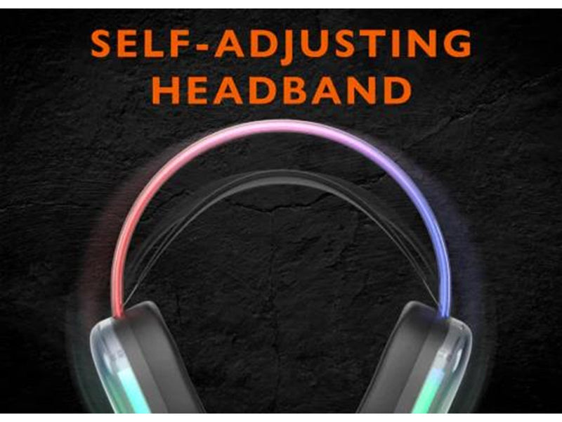 Deltaco DH230 Semi-Transparent Gaming Headset