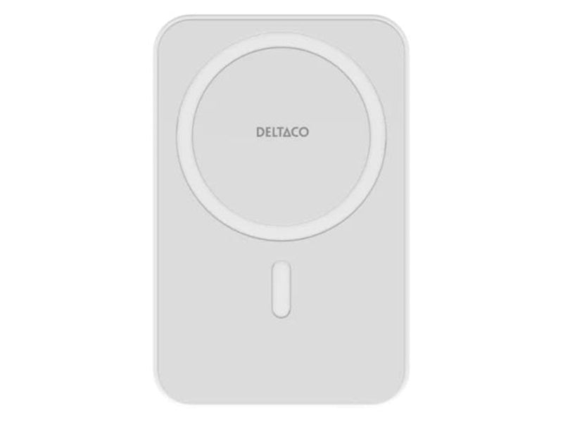 Deltaco Power Bank - 5000 mAh Powerbank (Akku) - Weiß - 5000 mAh