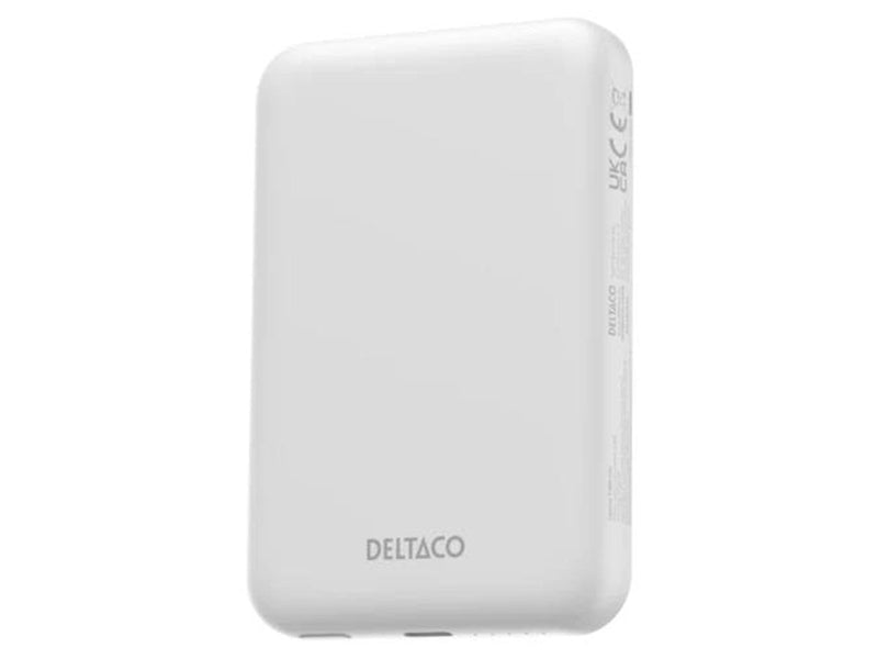 Deltaco Power Bank - 5000 mAh Powerbank (Akku) - Weiß - 5000 mAh