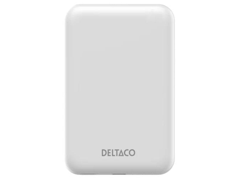 Deltaco Power Bank - 5000 mAh Powerbank (Akku) - Weiß - 5000 mAh