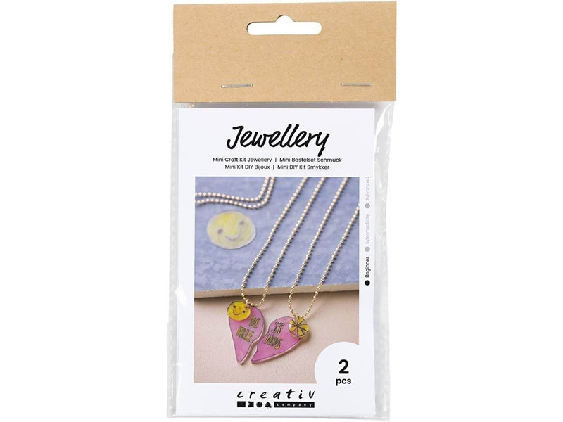 Creativ Company - Mini Hobbyset Jewelry Friendship Necklaces made of Shrink Film