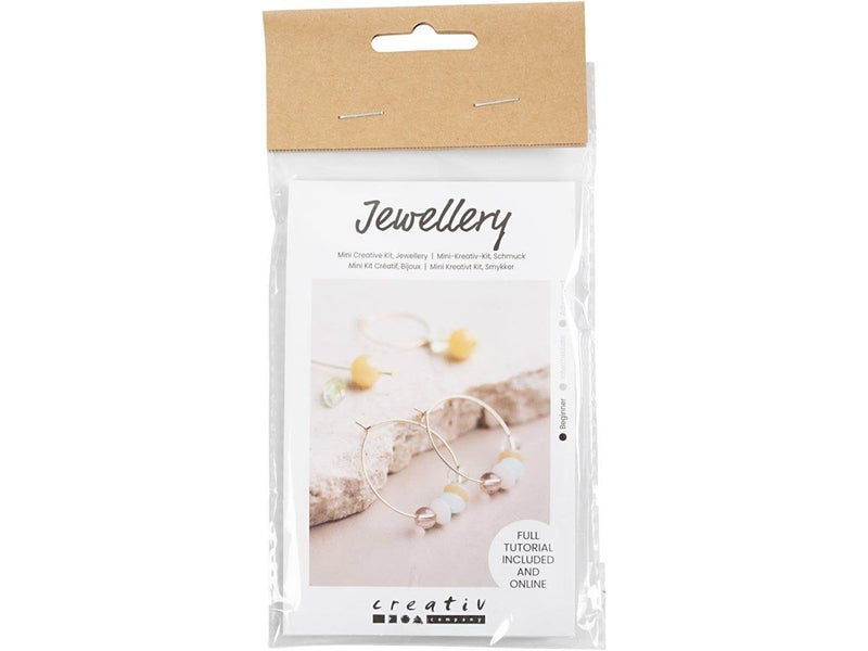 Creativ Company - Mini Hobbyset Jewelry Earrings with Beads