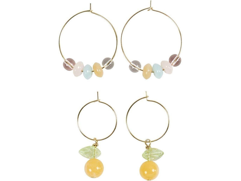 Creativ Company - Mini Hobbyset Jewelry Earrings with Beads