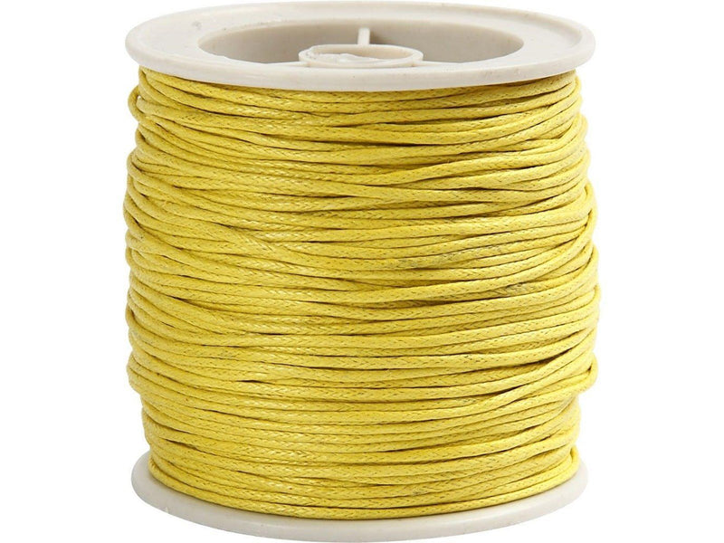 Creativ Company - Cotton cord Yellow 40m
