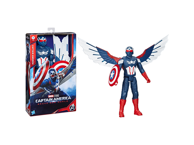 Marvel Captain America Brave New World Titan Hero Series Captain America 30 cm