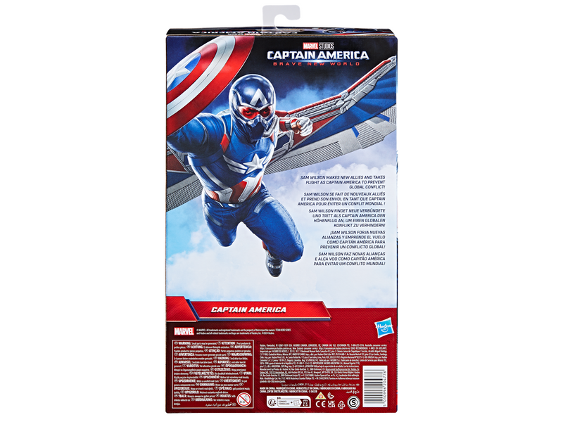 Marvel Captain America Brave New World Titan Hero Series Captain America 30 cm